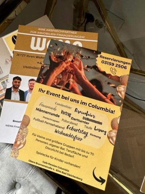 באד גלייכנברג Pension Columbia Inkl. Fruehstueck Im Zentraum מראה חיצוני תמונה